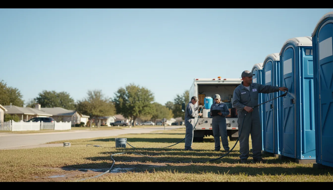 Long-Term Portable Toilet Rental in Coldspring, TX near me